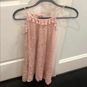 Baby pink summer dress